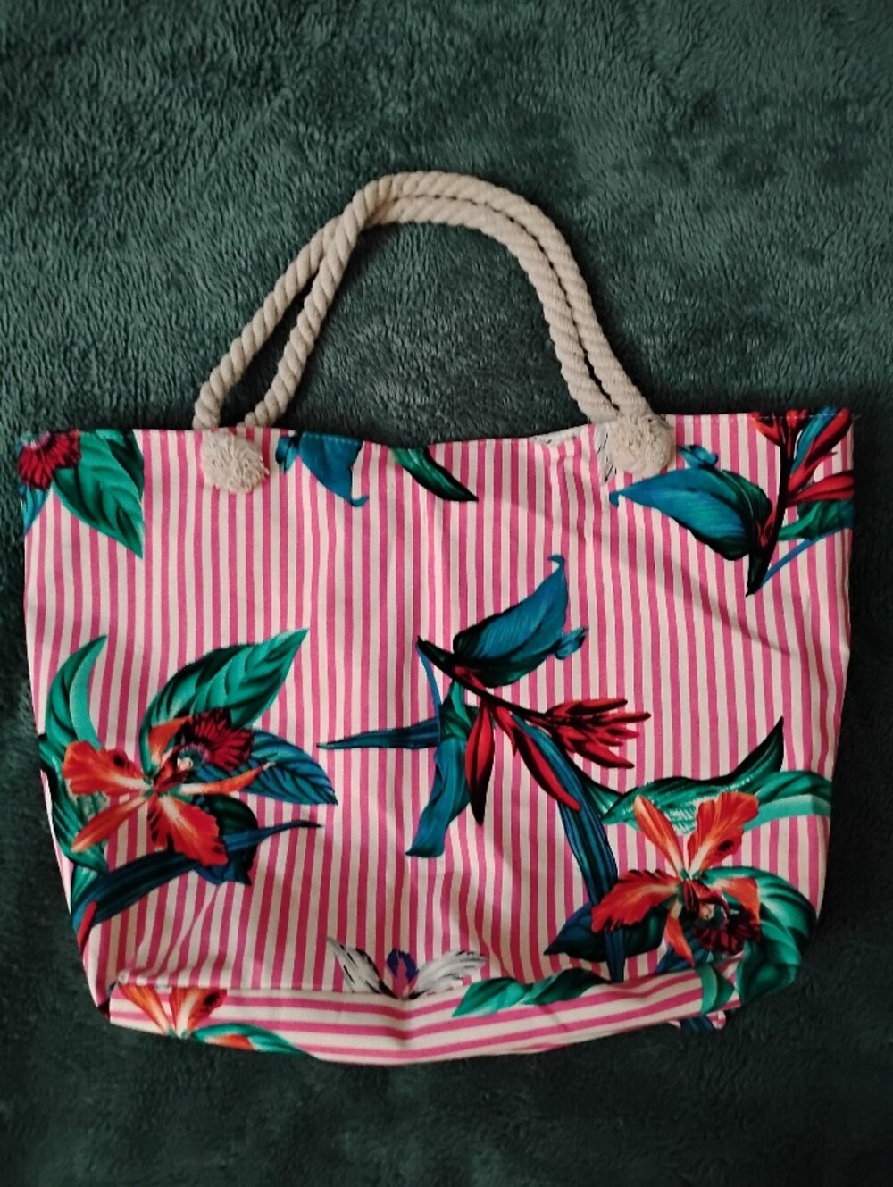 Floral Print Tote Bag Women's
